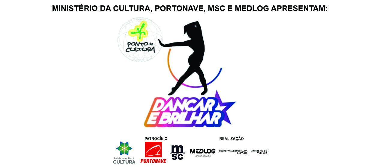 Banner Dançar e Brilhar Ponto de Cultura