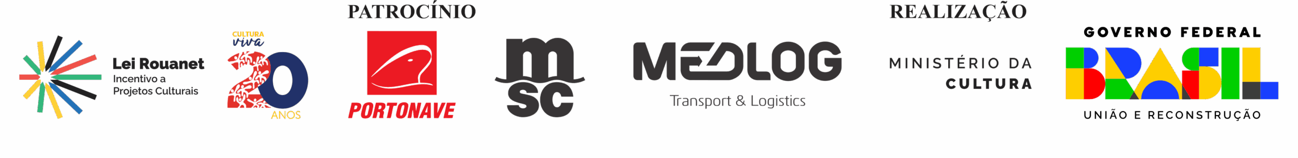 Logo dos Patrocinadores