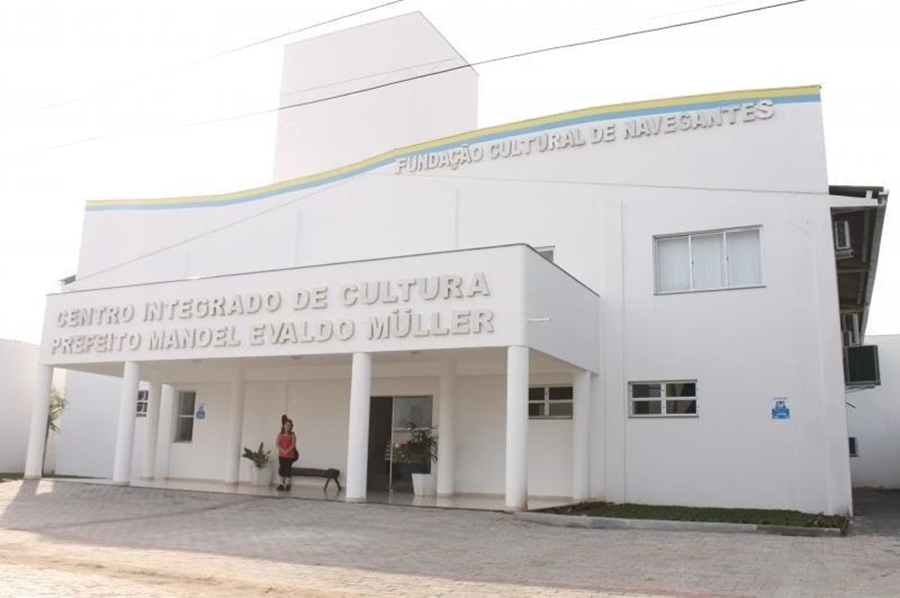 Fachada da Fundação Cultural de Navegantes