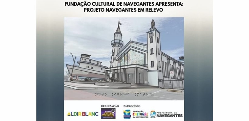 Logo Navegantes em Relevo
